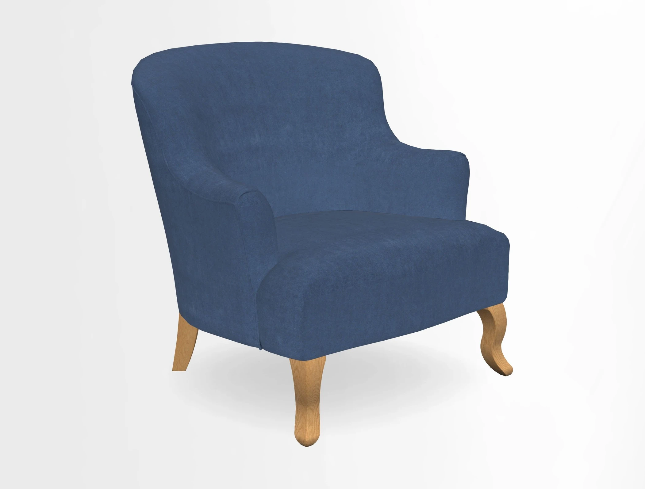 Grassington Chair in Floral Linen Lily Pad Vermillion