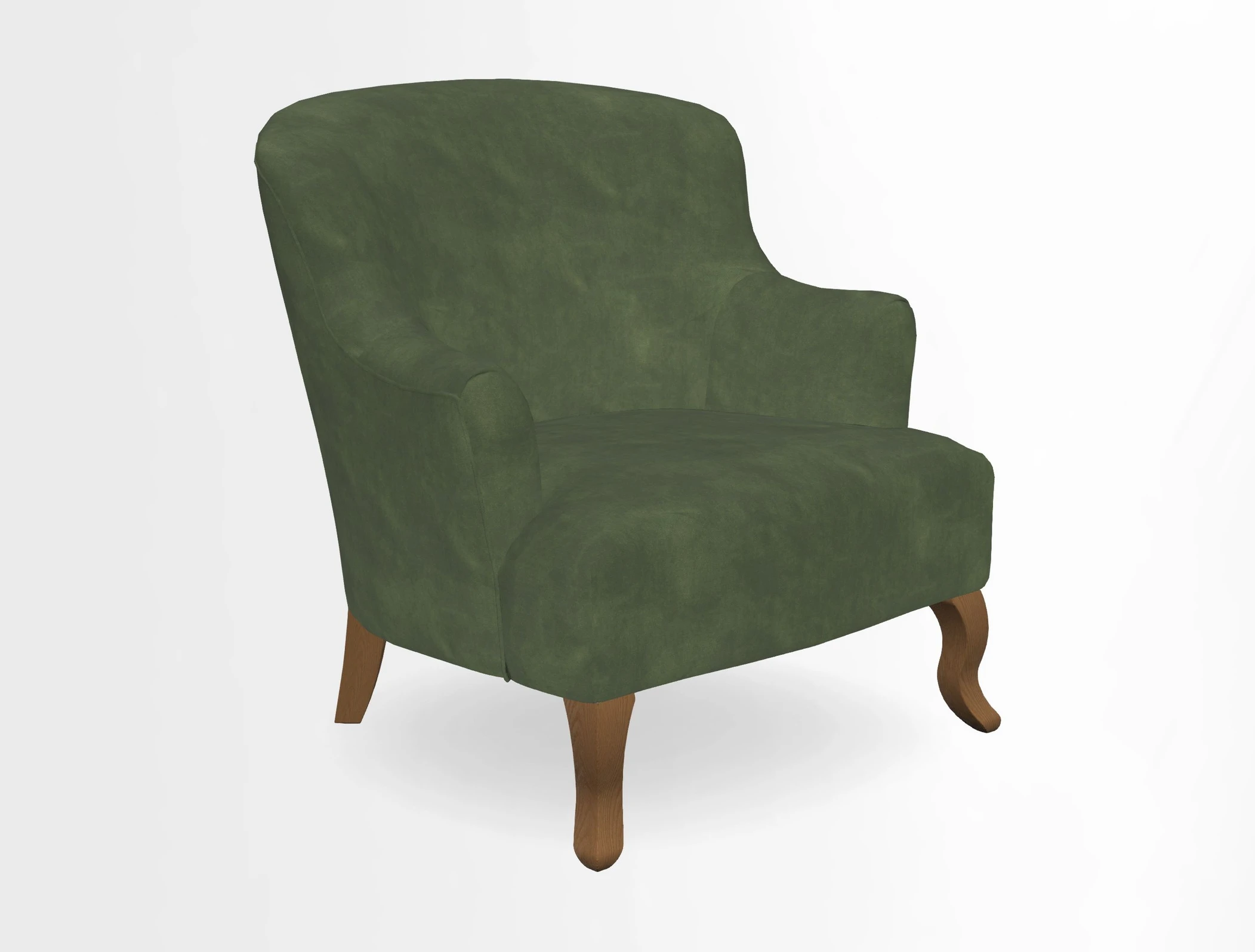 Grassington Chair in Floral Linen Lily Pad Vermillion