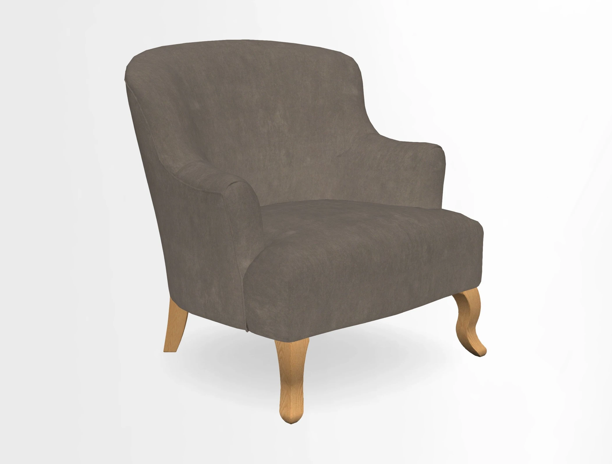 Grassington Chair in Floral Linen Lily Pad Vermillion