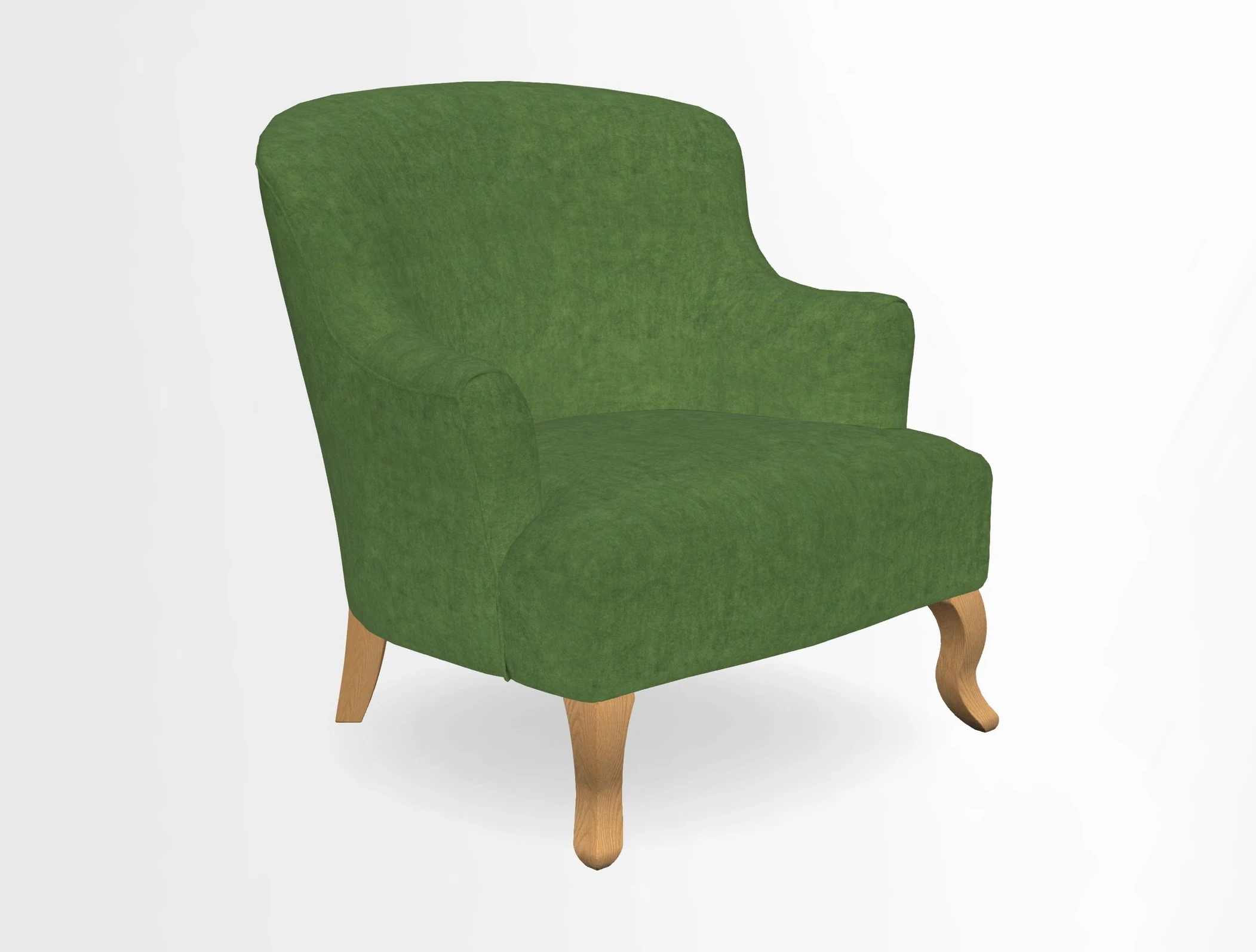 Grassington Chair in Floral Linen Lily Pad Vermillion
