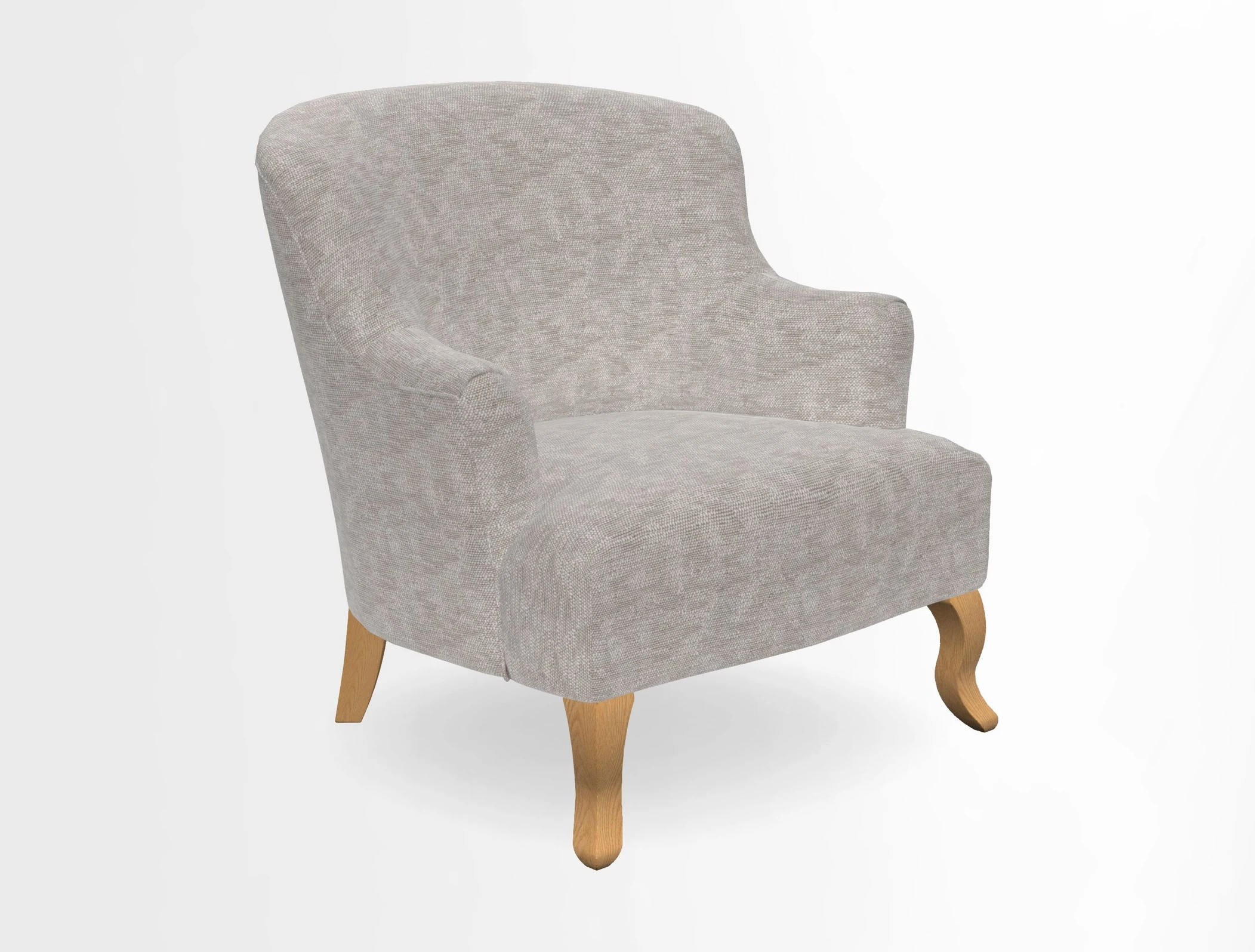 Grassington Chair in Floral Linen Lily Pad Vermillion
