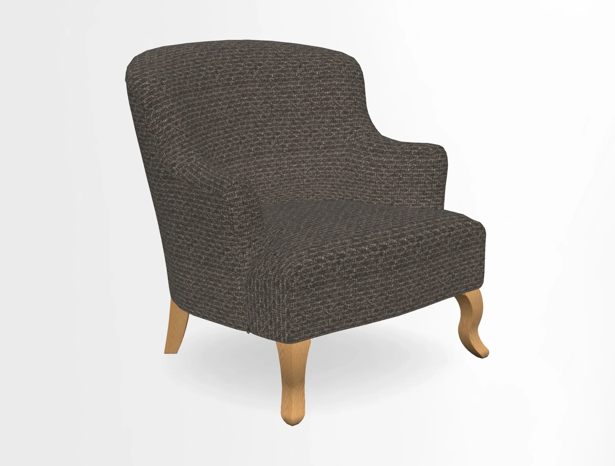 Grassington Chair in Floral Linen Lily Pad Vermillion