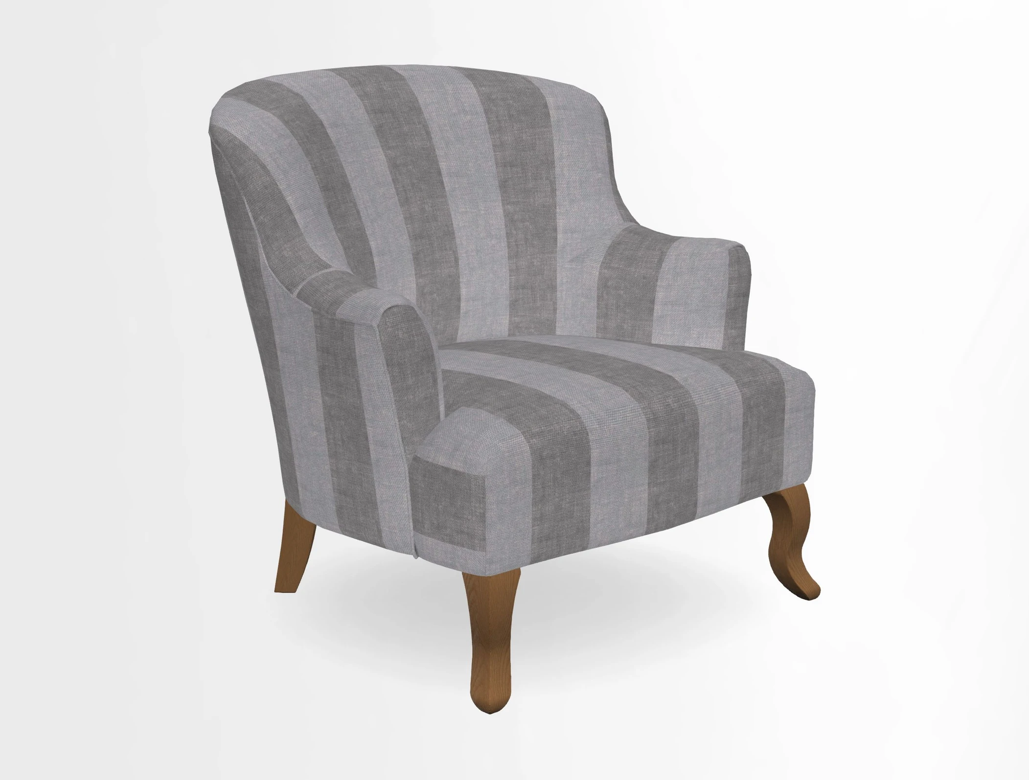 Grassington Chair in Floral Linen Lily Pad Vermillion