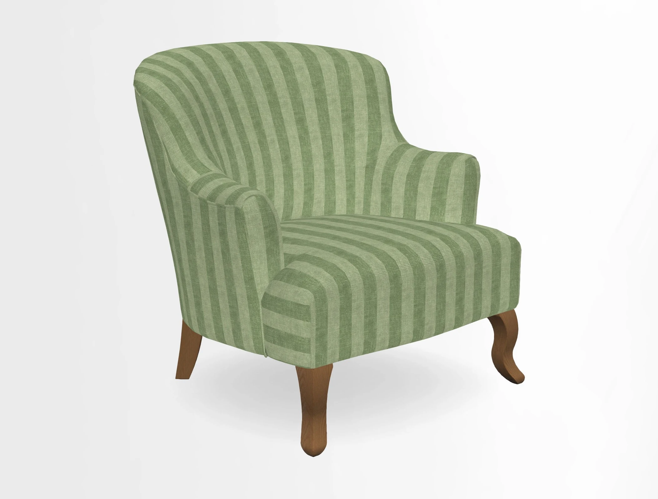 Grassington Chair in Floral Linen Lily Pad Vermillion