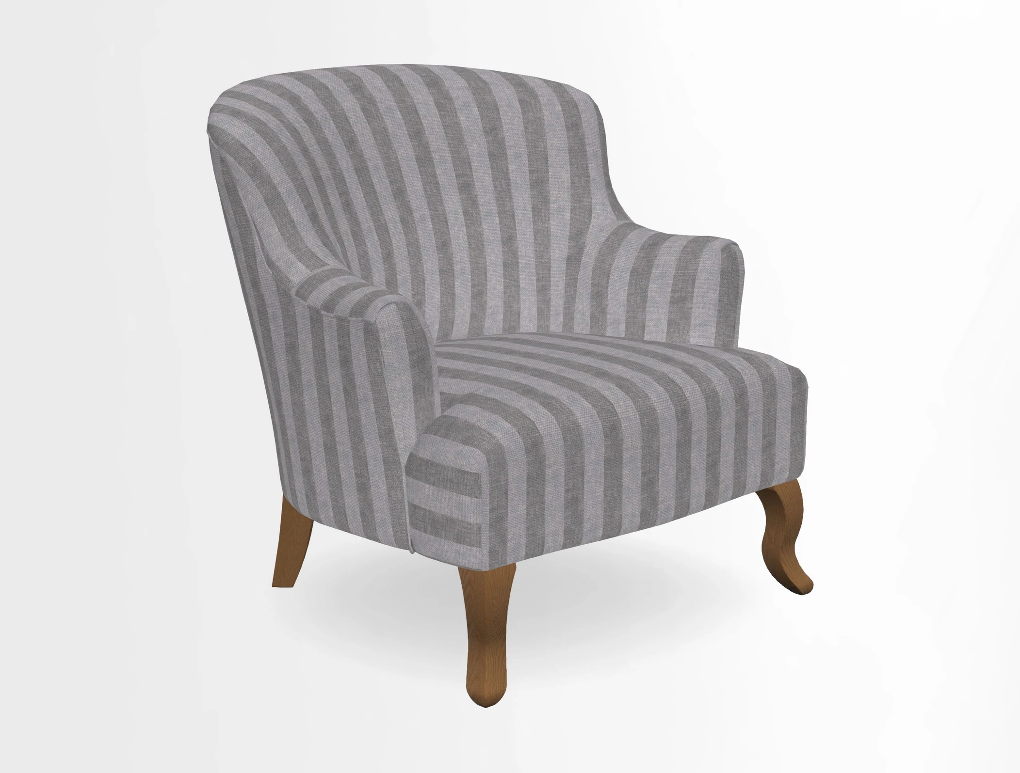 Grassington Chair in Floral Linen Lily Pad Vermillion