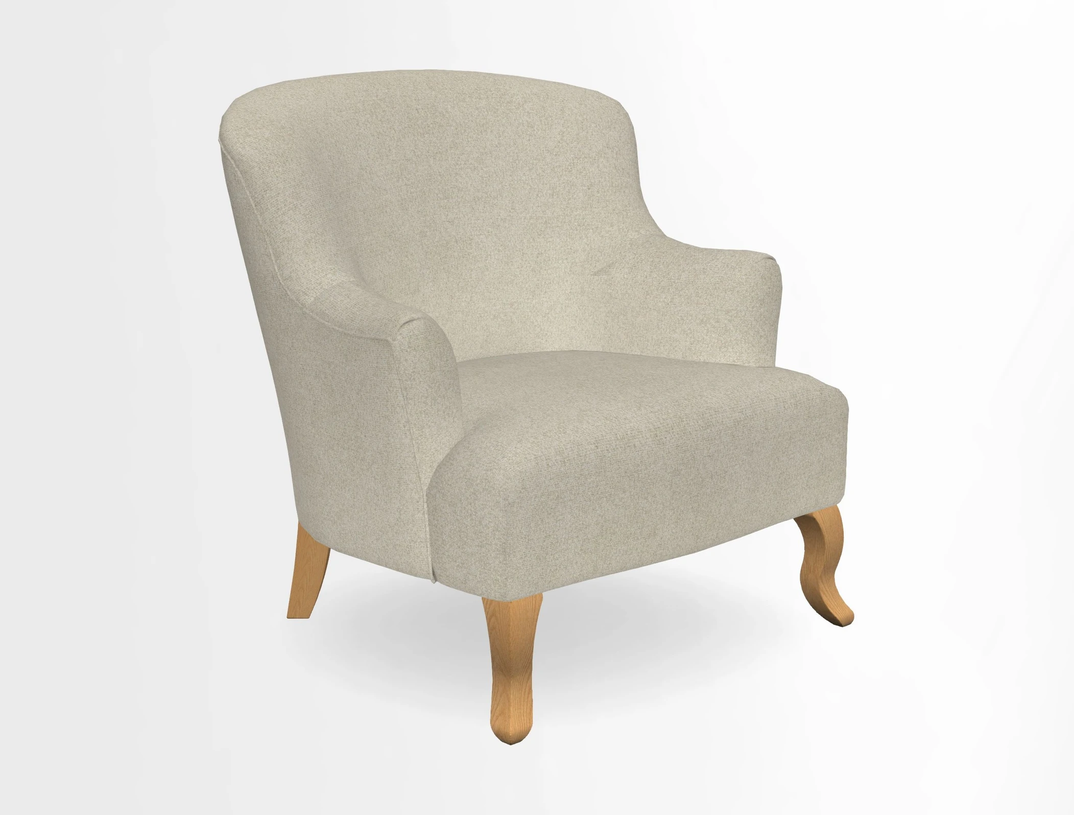 Grassington Chair in Floral Linen Lily Pad Vermillion