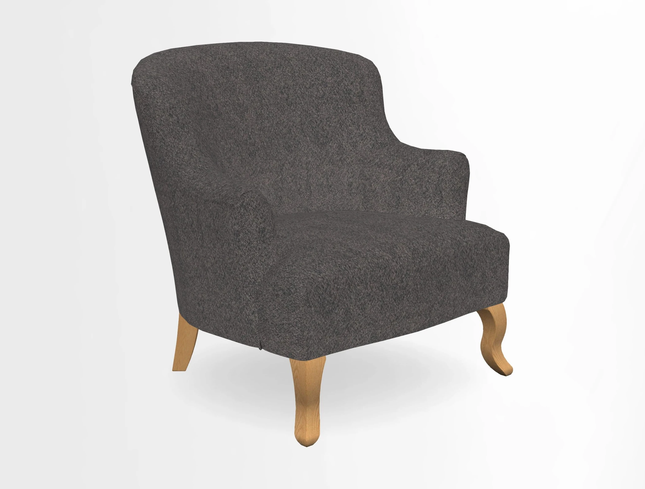 Grassington Chair in Floral Linen Lily Pad Vermillion