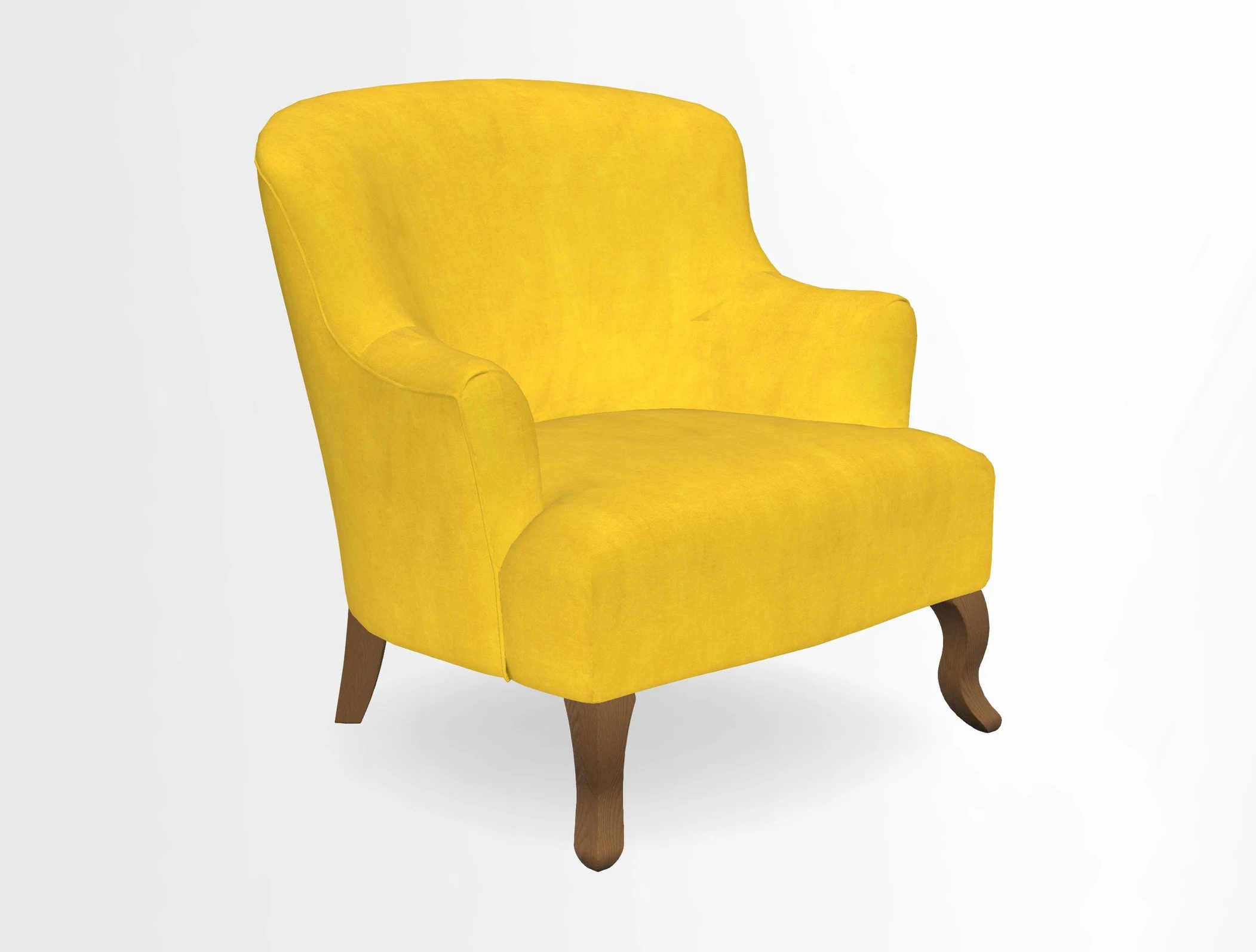 Grassington Chair in Floral Linen Lily Pad Vermillion