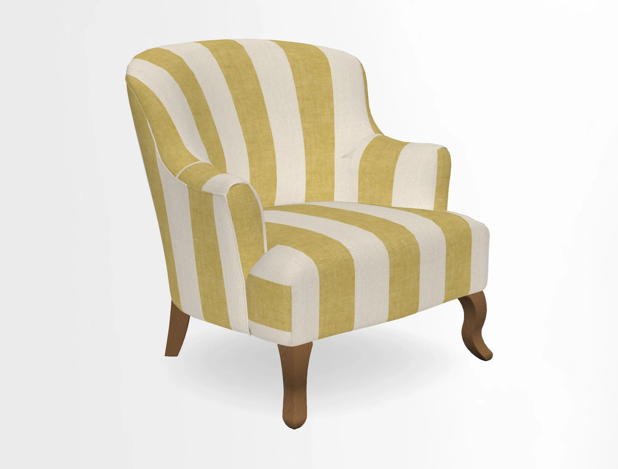 Grassington Chair in Floral Linen Lily Pad Vermillion