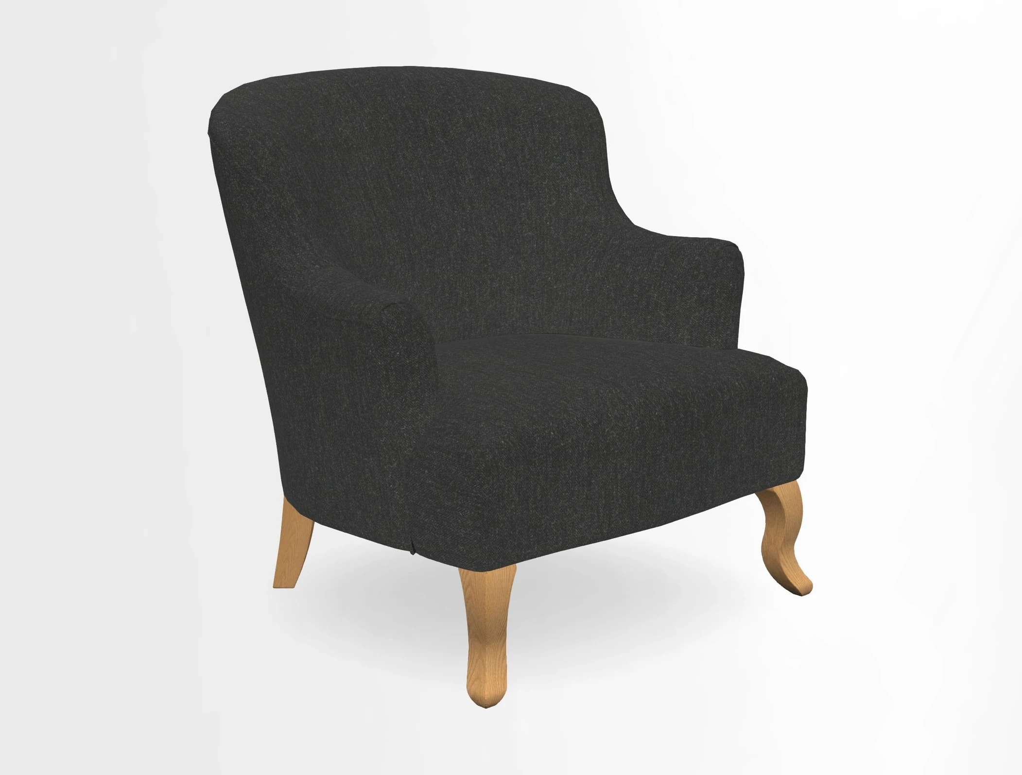 Grassington Chair in Floral Linen Lily Pad Vermillion
