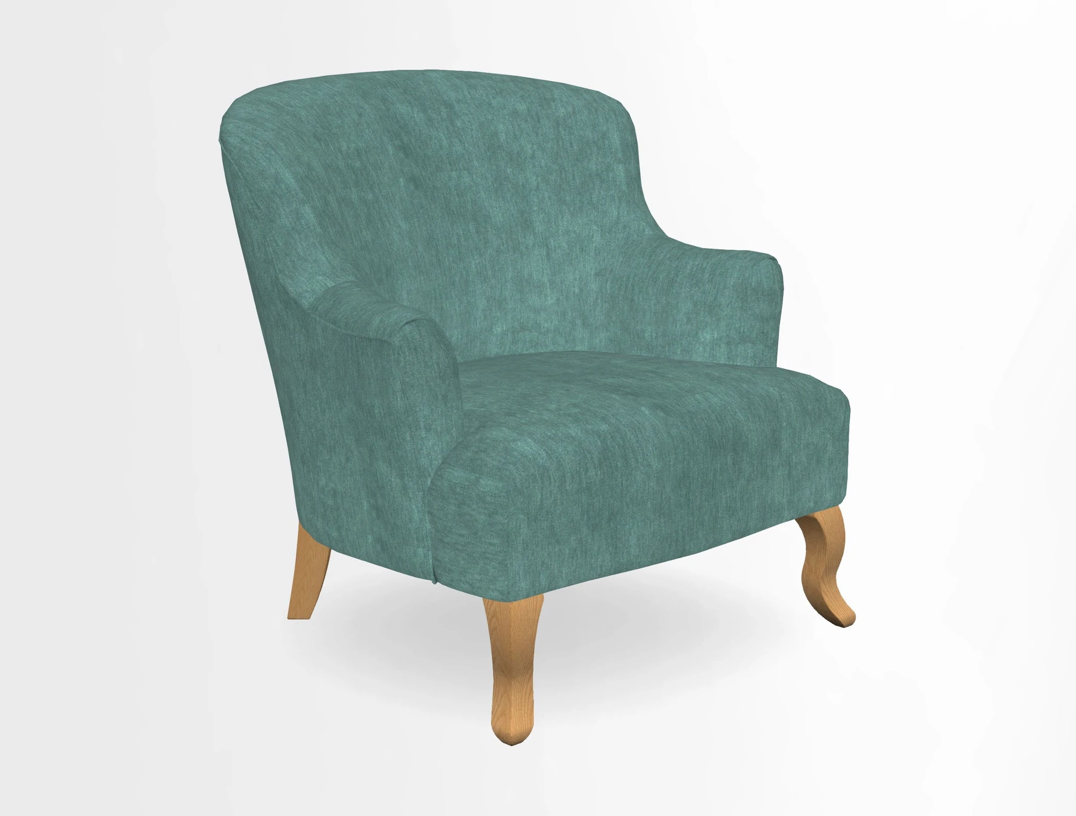 Grassington Chair in Floral Linen Lily Pad Vermillion