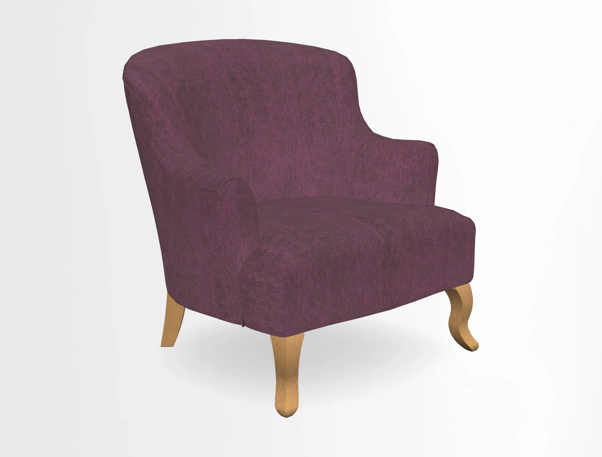 Grassington Chair in Floral Linen Lily Pad Vermillion
