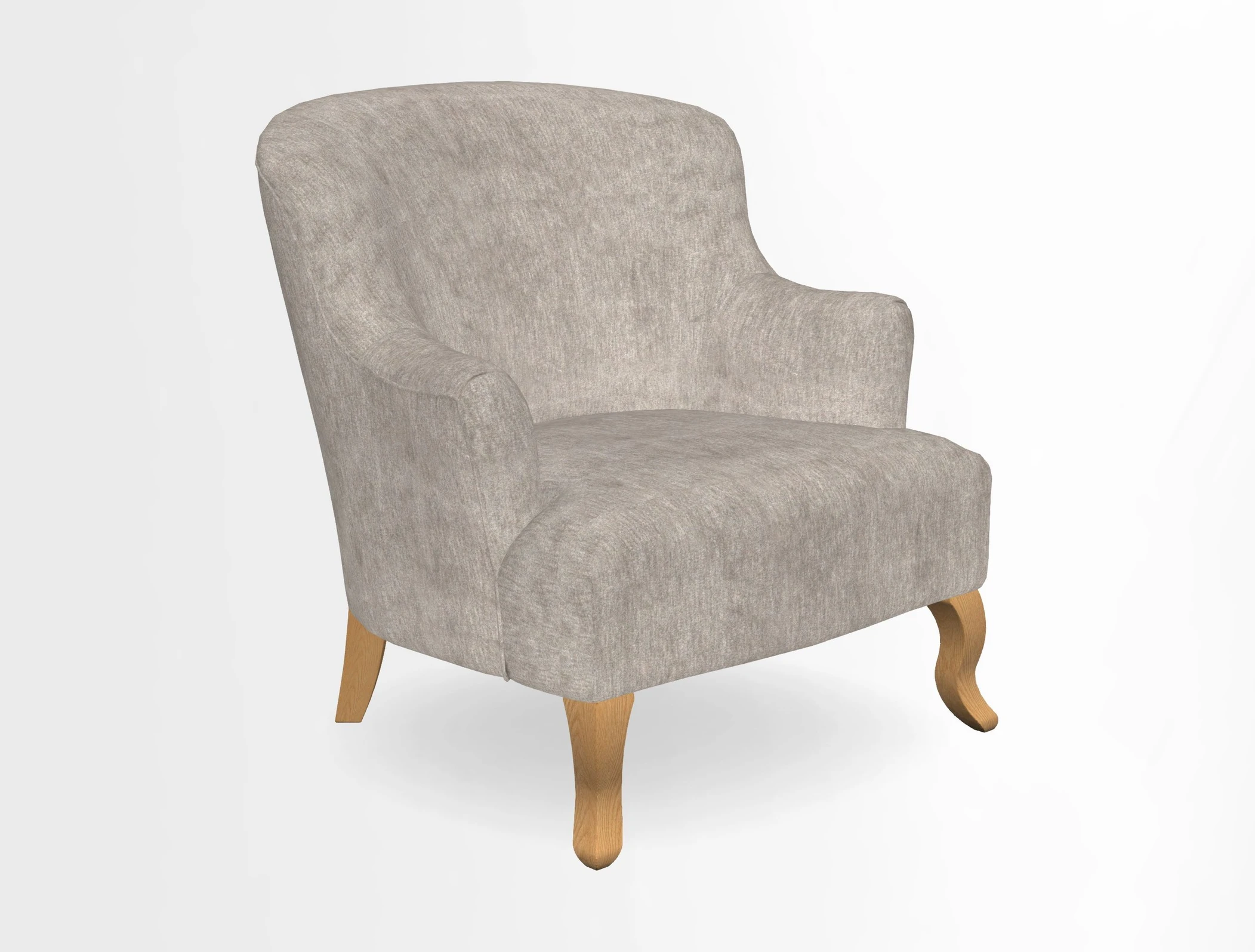 Grassington Chair in Floral Linen Lily Pad Vermillion