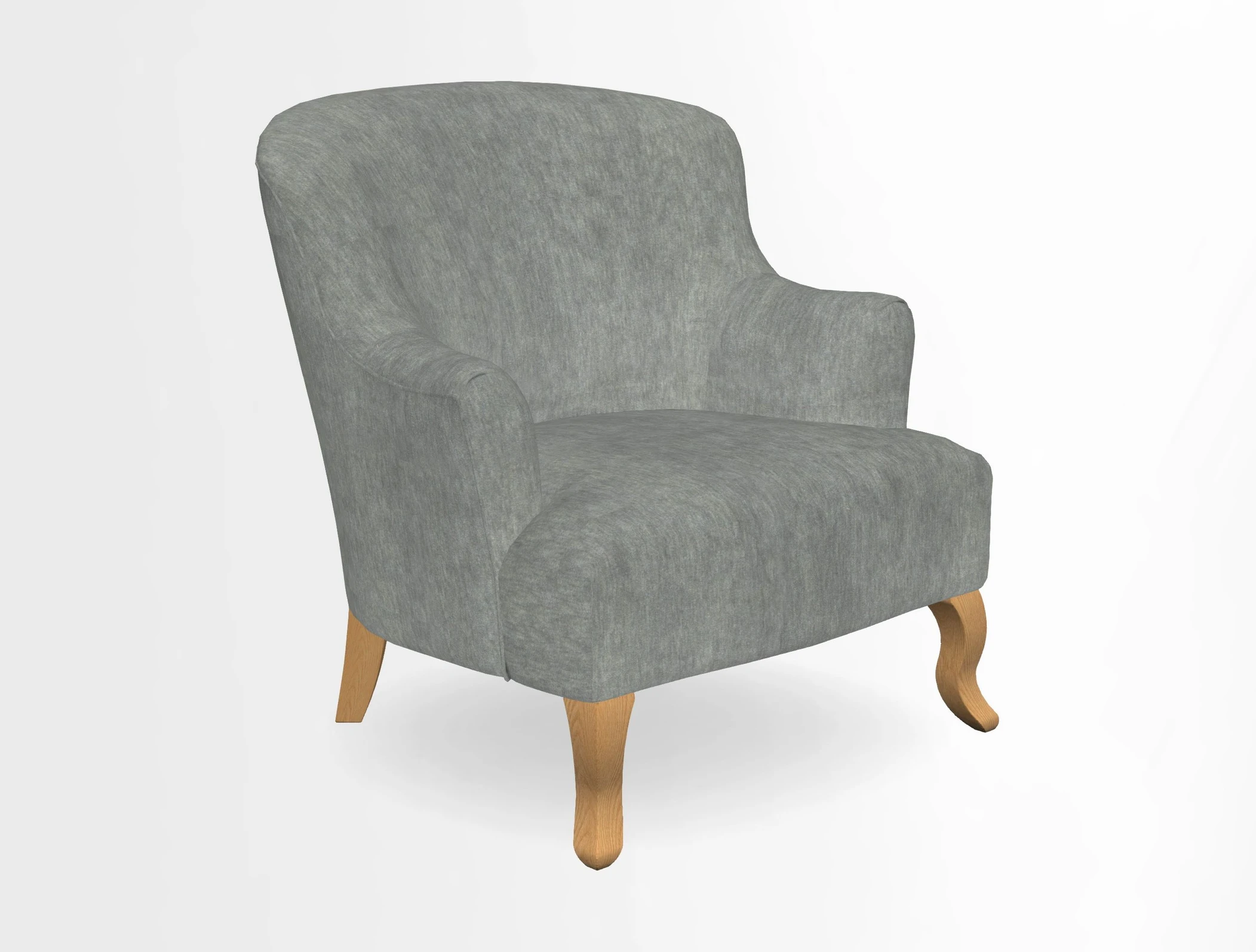 Grassington Chair in Floral Linen Lily Pad Vermillion