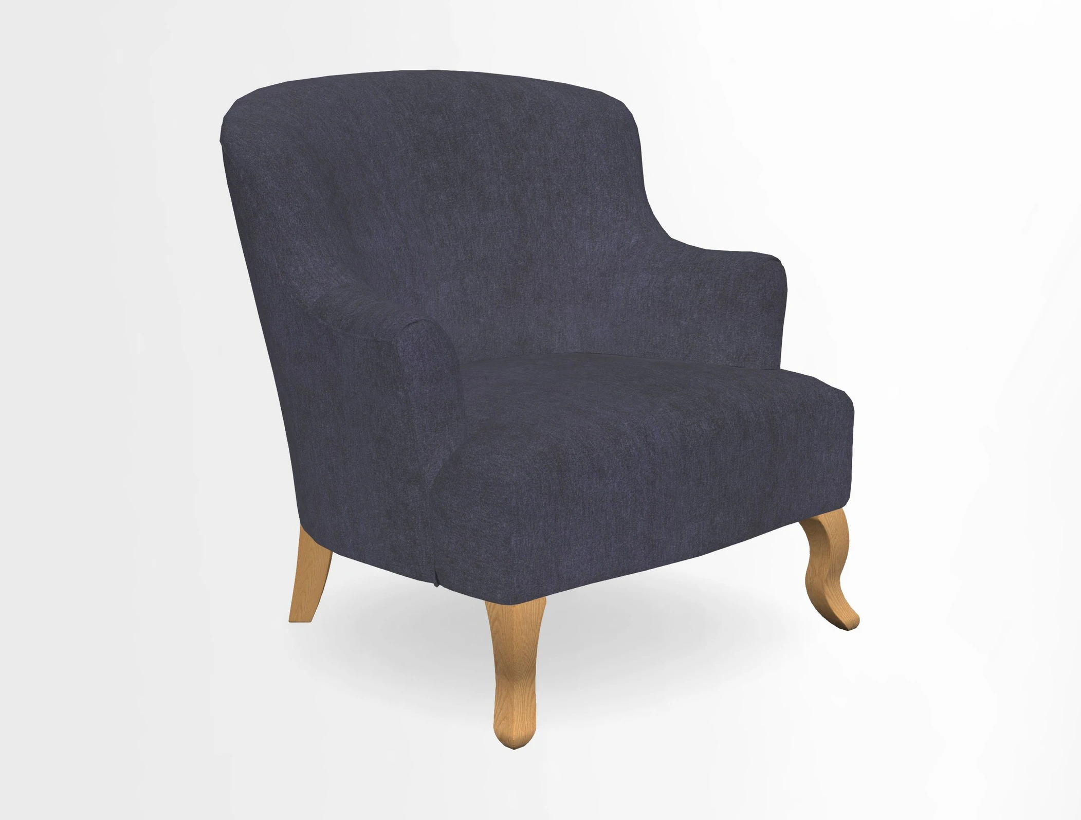 Grassington Chair in Floral Linen Lily Pad Vermillion