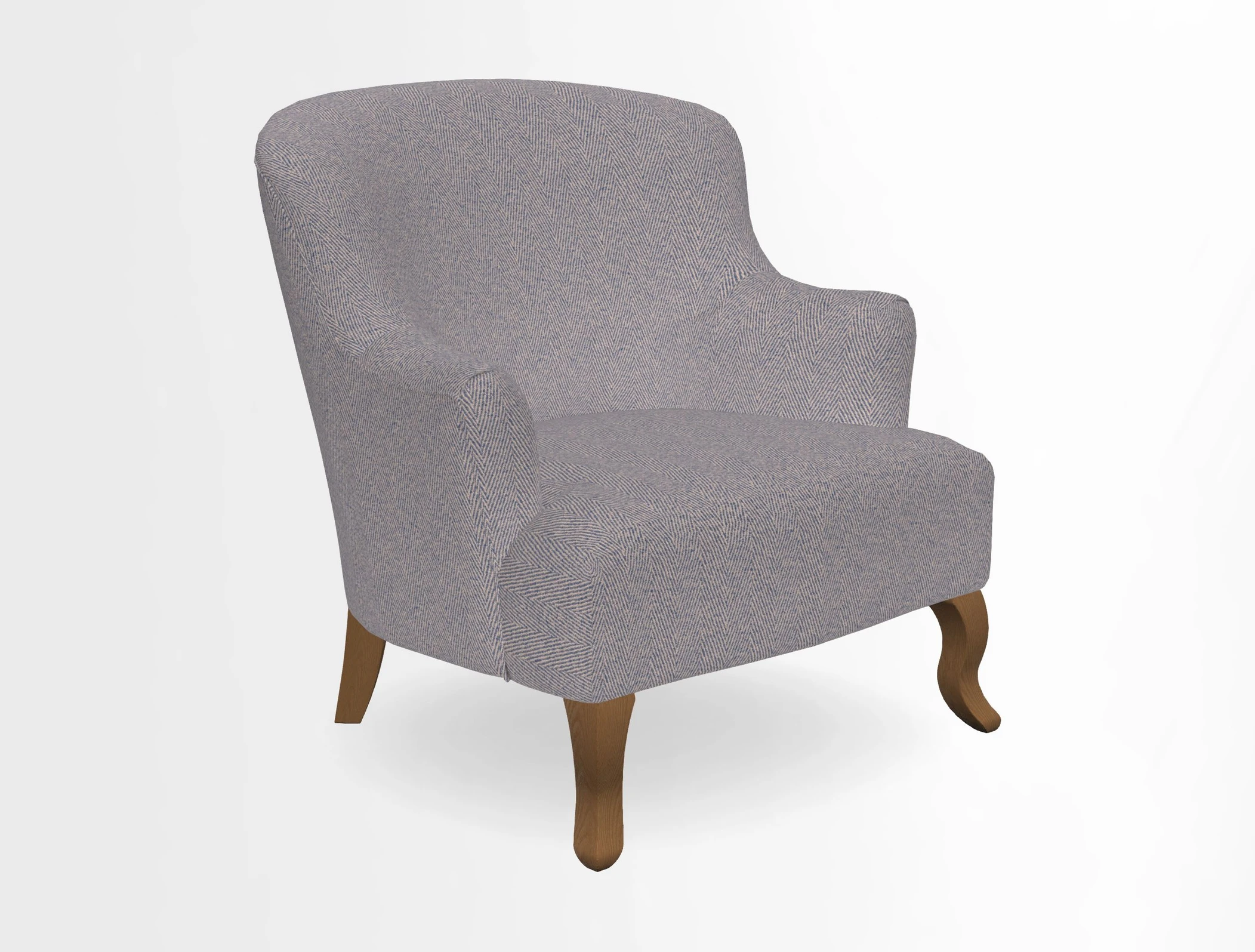 Grassington Chair in Floral Linen Lily Pad Vermillion