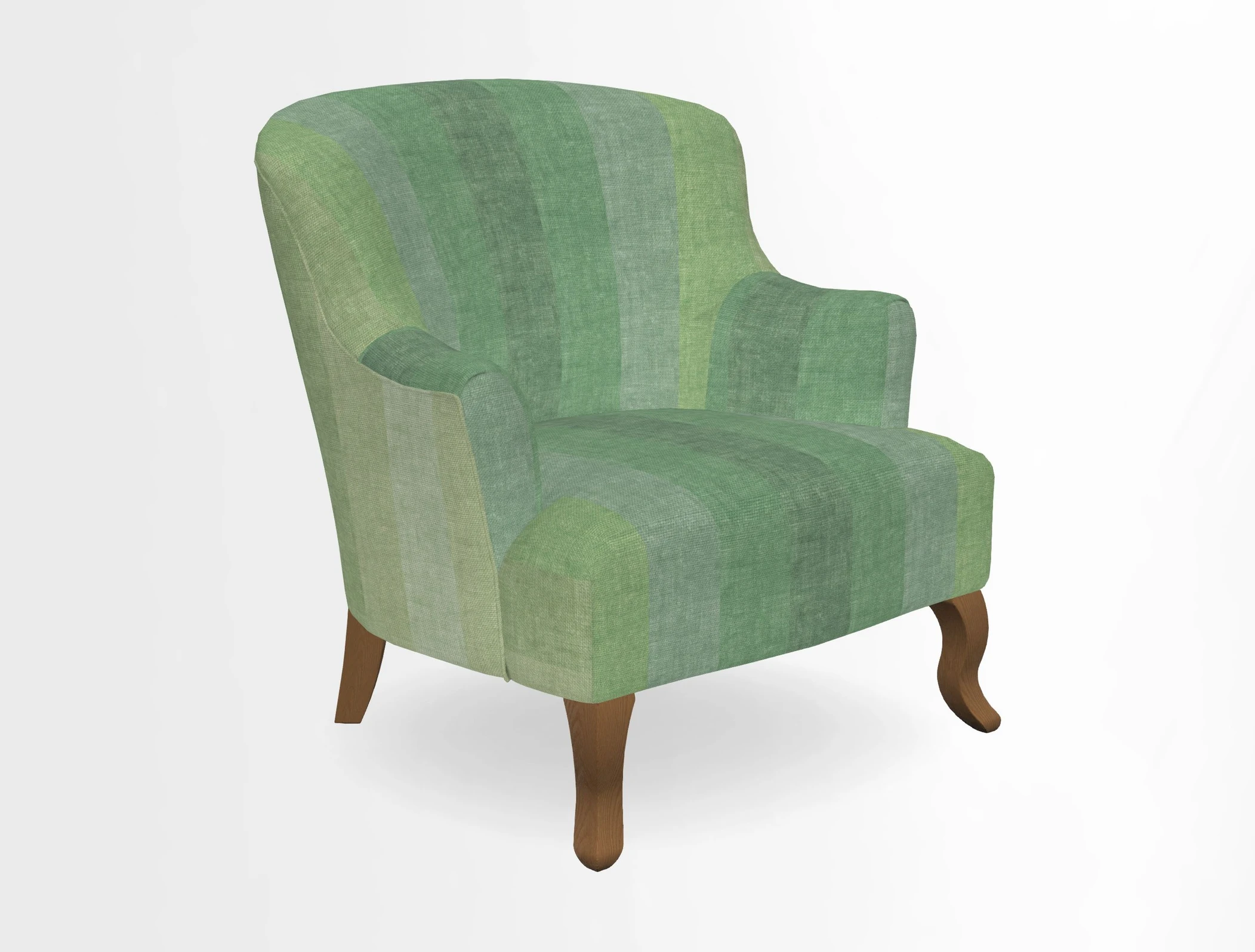 Grassington Chair in Floral Linen Lily Pad Vermillion