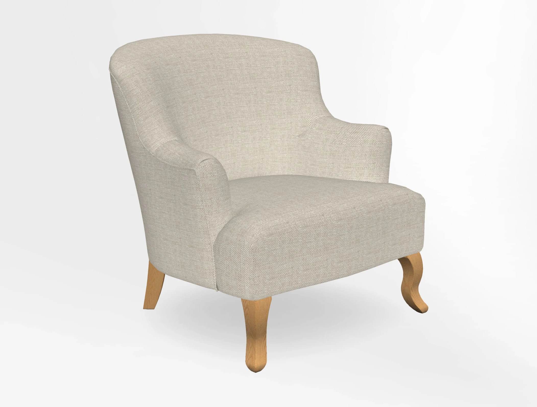 Grassington Chair in Floral Linen Lily Pad Vermillion