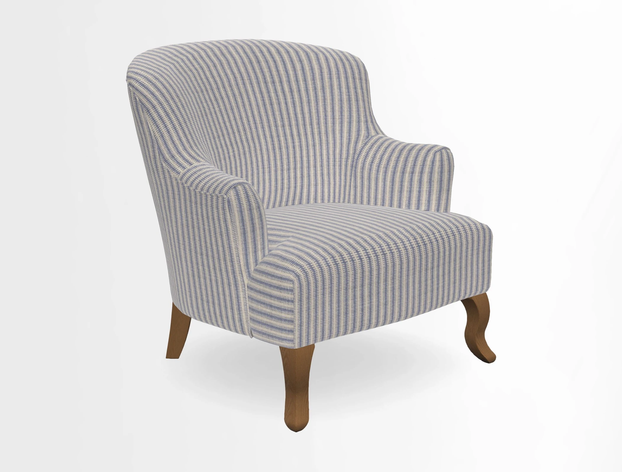 Grassington Chair in Floral Linen Lily Pad Vermillion