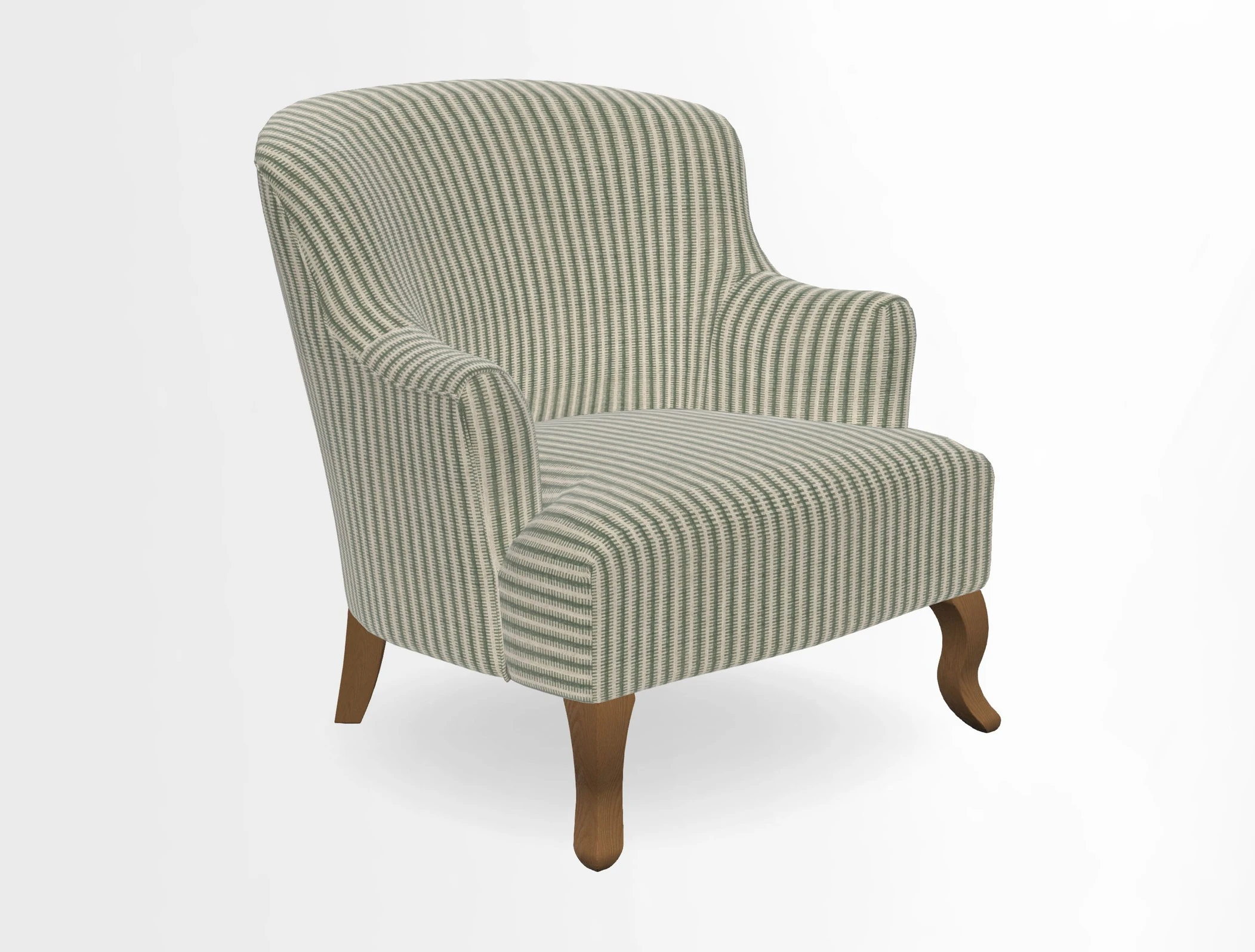 Grassington Chair in Floral Linen Lily Pad Vermillion