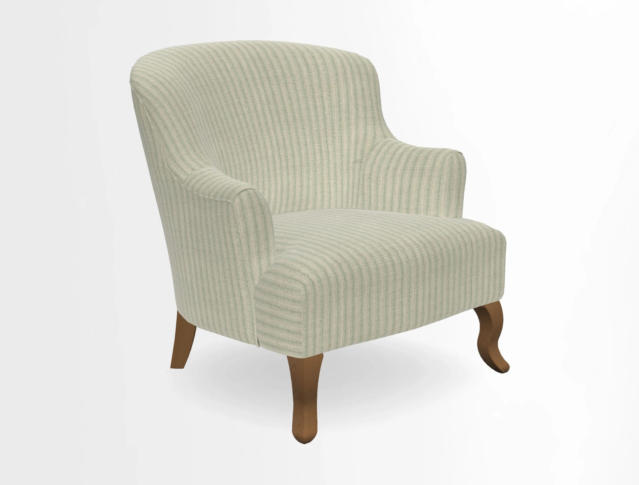 Grassington Chair in Floral Linen Lily Pad Vermillion