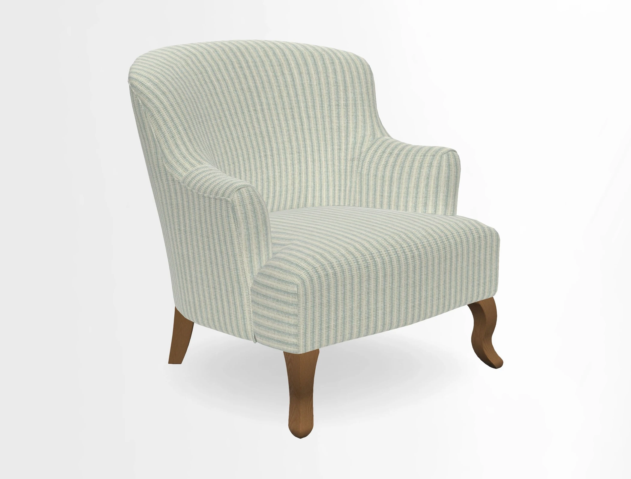 Grassington Chair in Floral Linen Lily Pad Vermillion