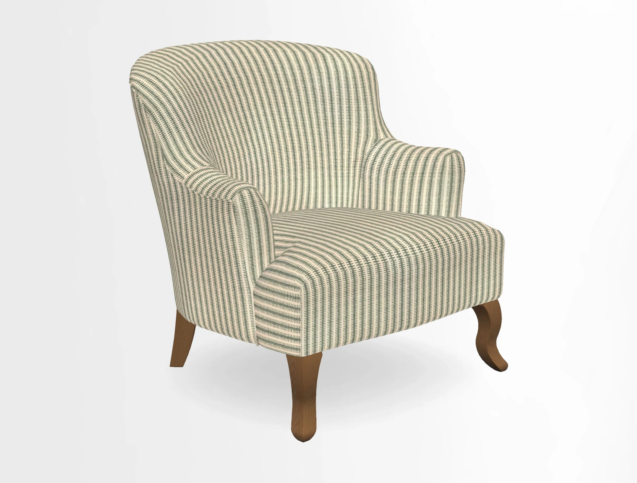 Grassington Chair in Floral Linen Lily Pad Vermillion