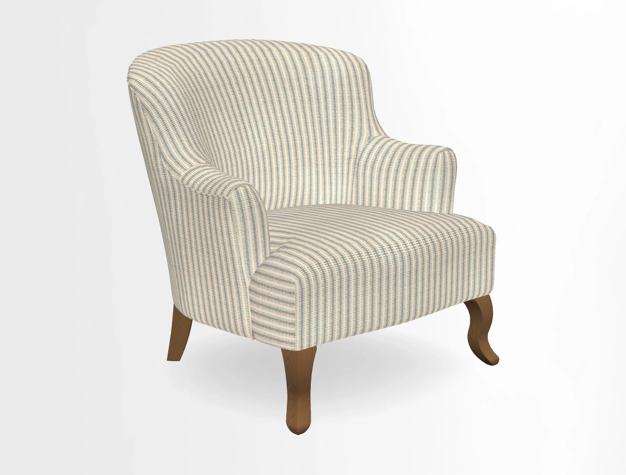 Grassington Chair in Floral Linen Lily Pad Vermillion