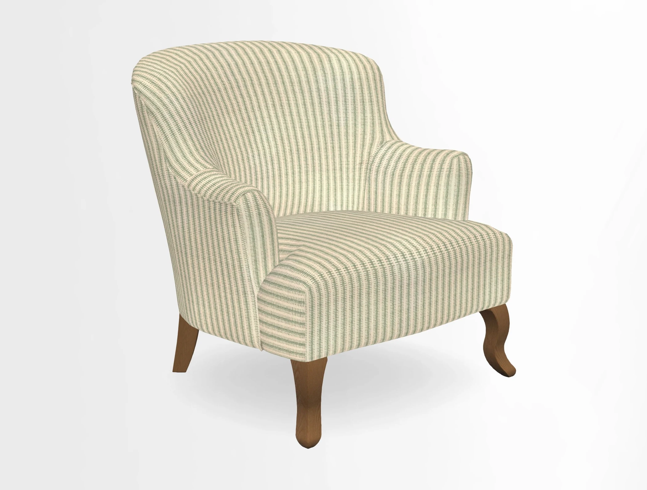 Grassington Chair in Floral Linen Lily Pad Vermillion