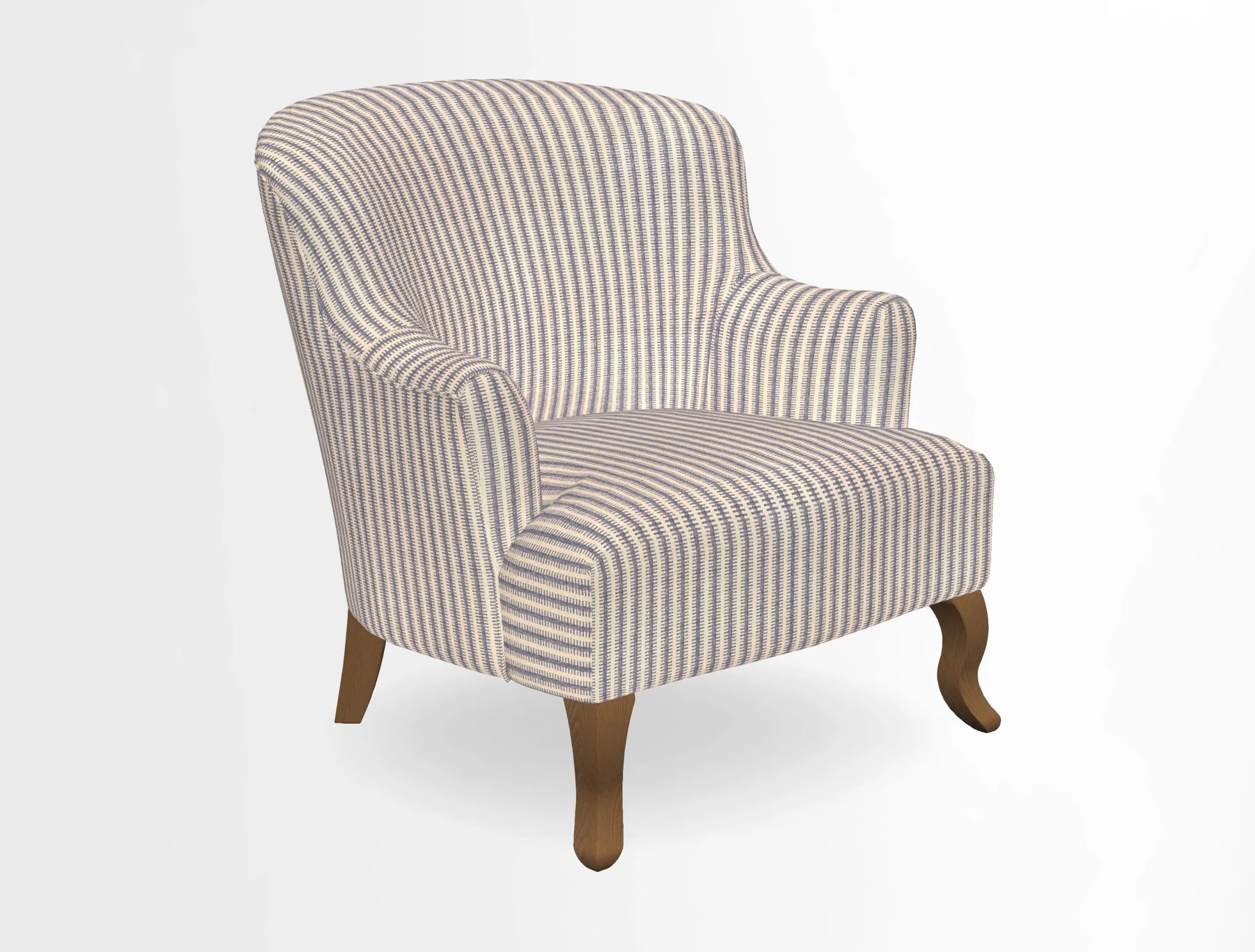 Grassington Chair in Floral Linen Lily Pad Vermillion