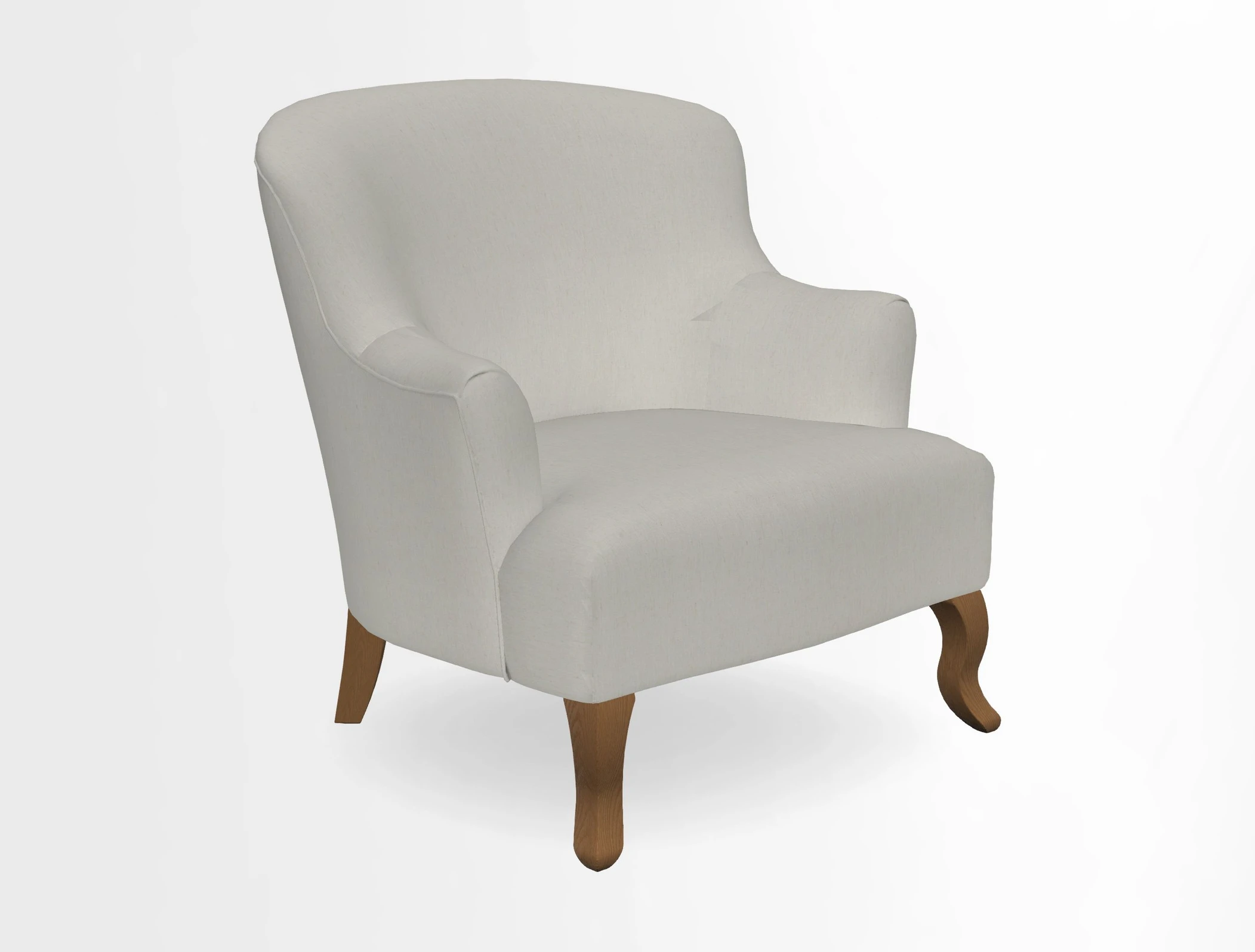 Grassington Chair in Floral Linen Lily Pad Vermillion