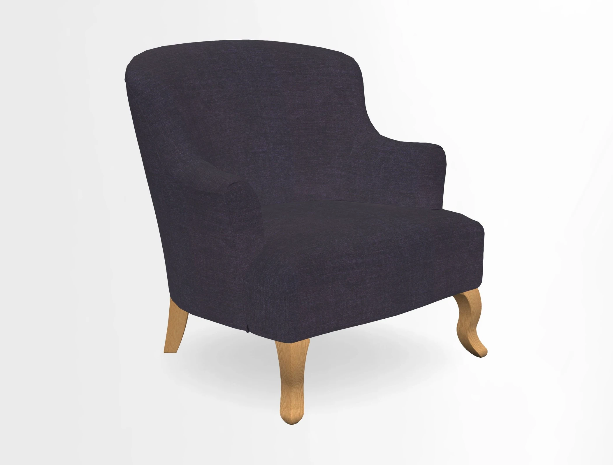 Grassington Chair in Floral Linen Lily Pad Vermillion