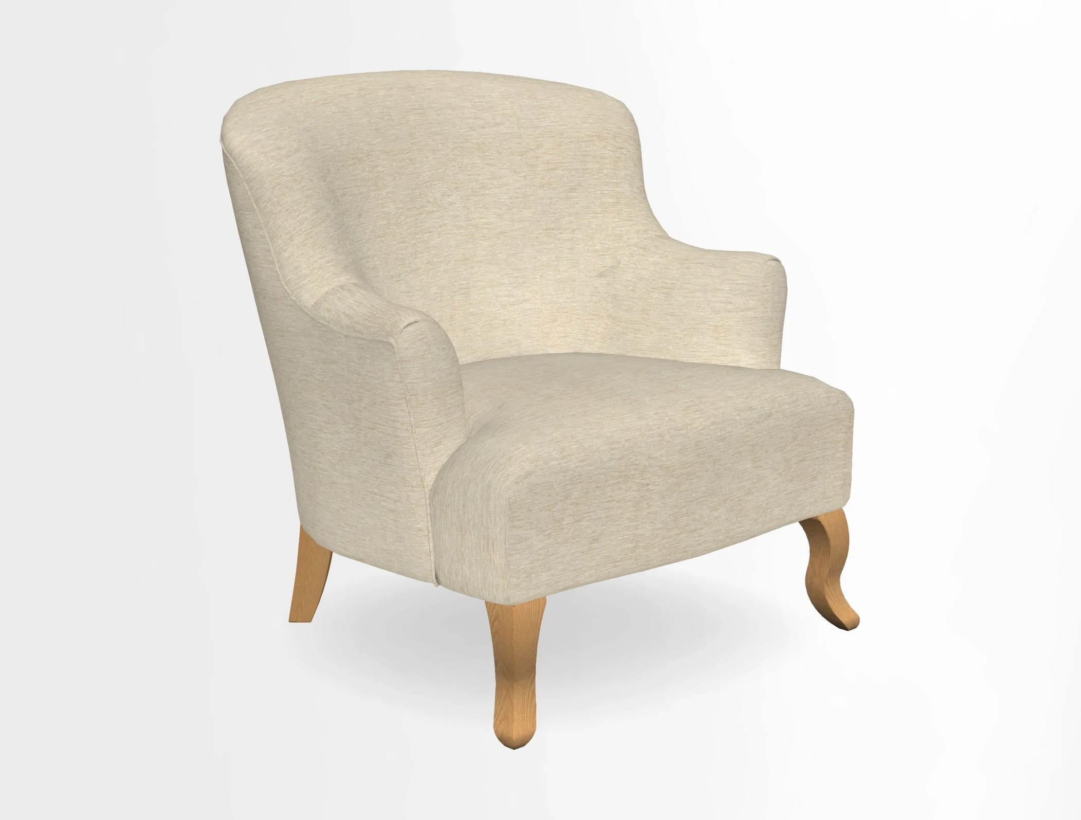 Grassington Chair in Floral Linen Lily Pad Vermillion