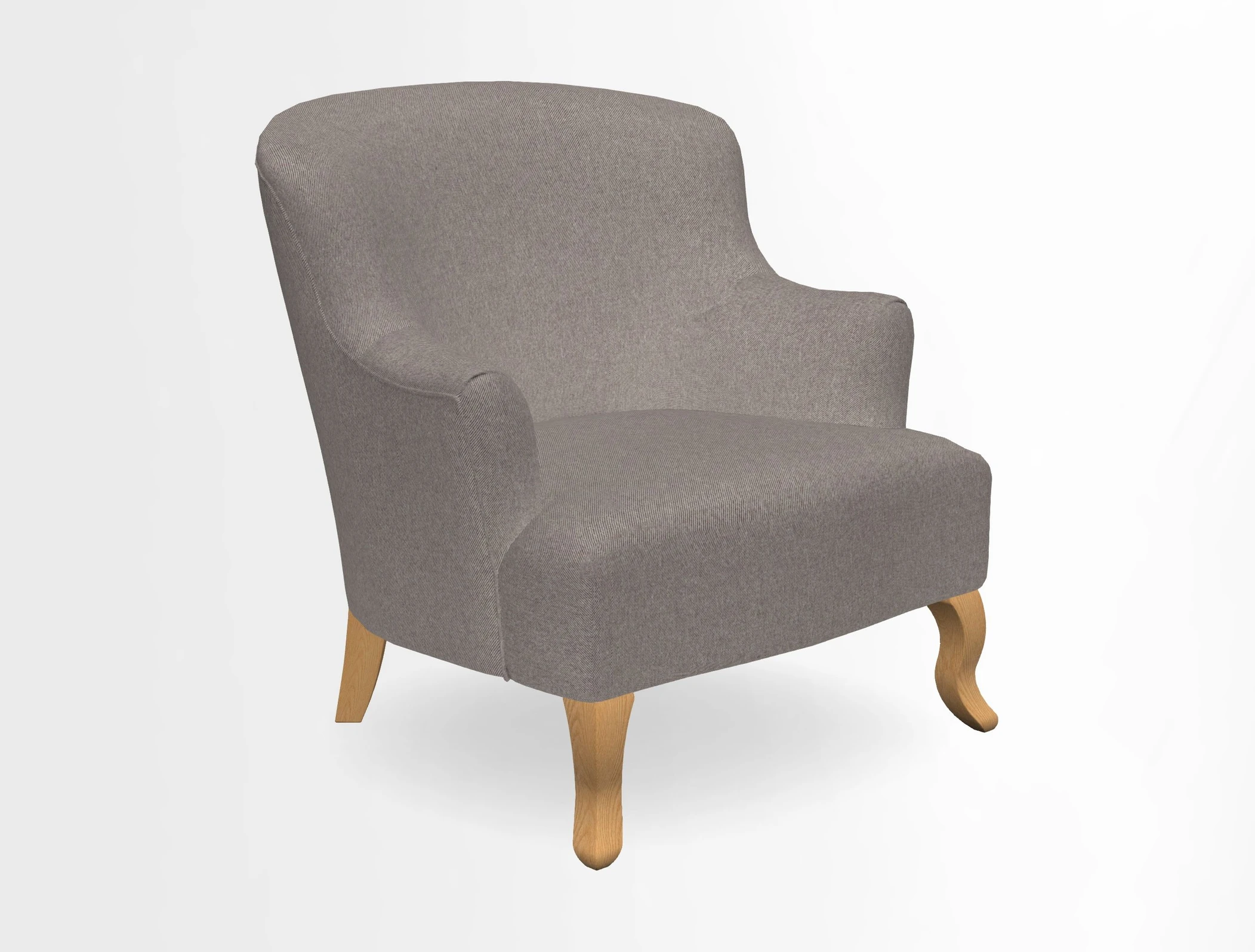 Grassington Chair in Floral Linen Lily Pad Vermillion