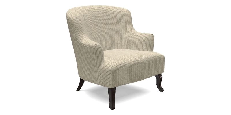 Grassington Chair in Floral Linen Lily Pad Vermillion