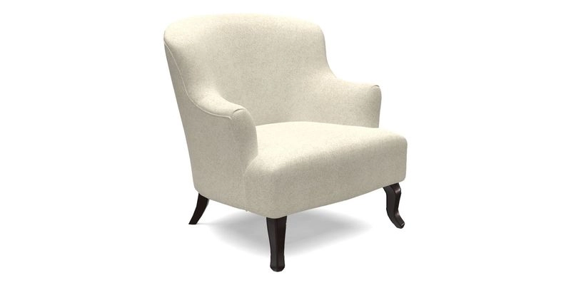 Grassington Chair in Floral Linen Lily Pad Vermillion