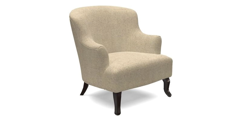 Grassington Chair in Floral Linen Lily Pad Vermillion