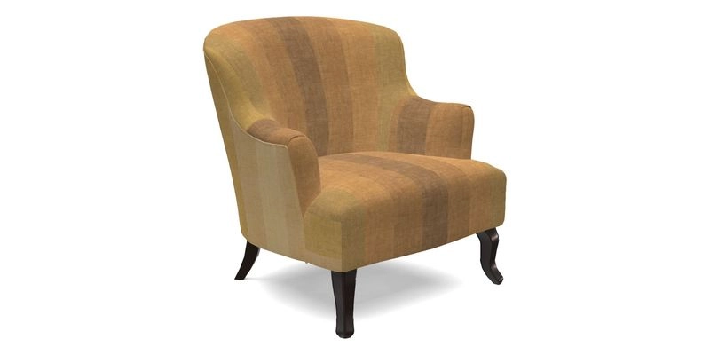 Grassington Chair in Floral Linen Lily Pad Vermillion