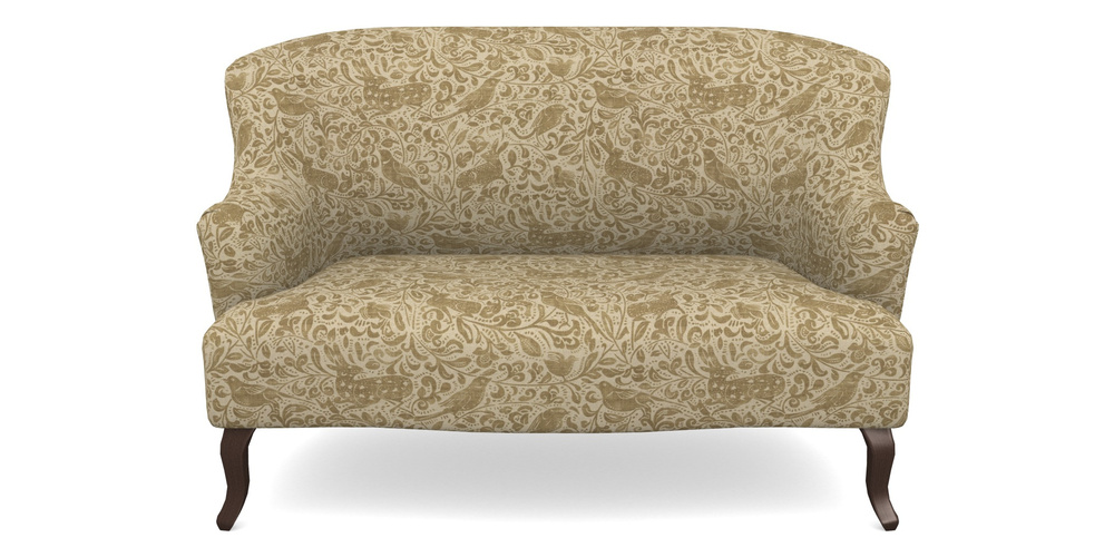 Product photograph of Grassington 2 Seater Sofa In V A Drawn From Nature - Bird And Rabbit - Gold from Sofas and Stuff Limited