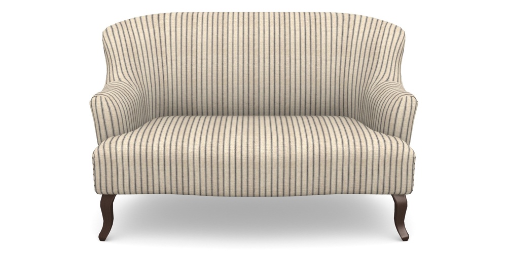 Product photograph of Grassington 2 Seater Sofa In Cloth 18 Stripes - Ticking - Bible Black from Sofas and Stuff Limited