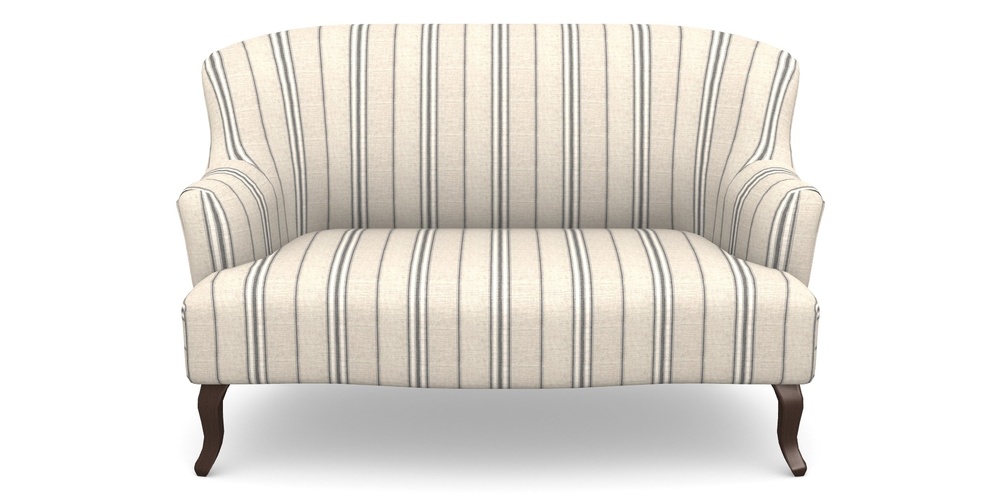 Product photograph of Grassington 2 Seater Sofa In Cloth 18 Stripes - Regimental - Bible Black from Sofas and Stuff Limited