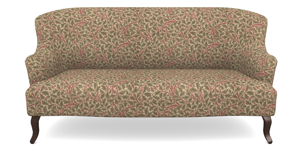 Product photograph of Grassington 3 Seater Sofa In V A Drawn From Nature Collection - Oak Tree - Red from Sofas and Stuff Limited