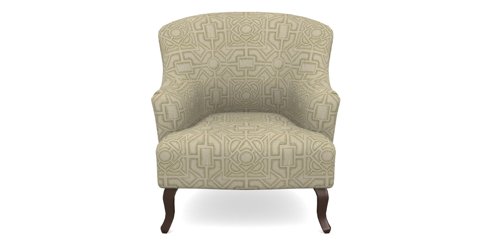 Product photograph of Grassington Chair In Rhs Collection - Large Knot Garden Linen - Olive from Sofas and Stuff Limited