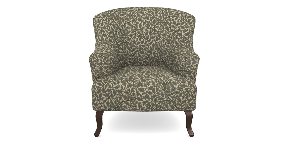 Product photograph of Grassington Chair In V A Drawn From Nature Collection - Oak Tree - Dark Green from Sofas and Stuff Limited