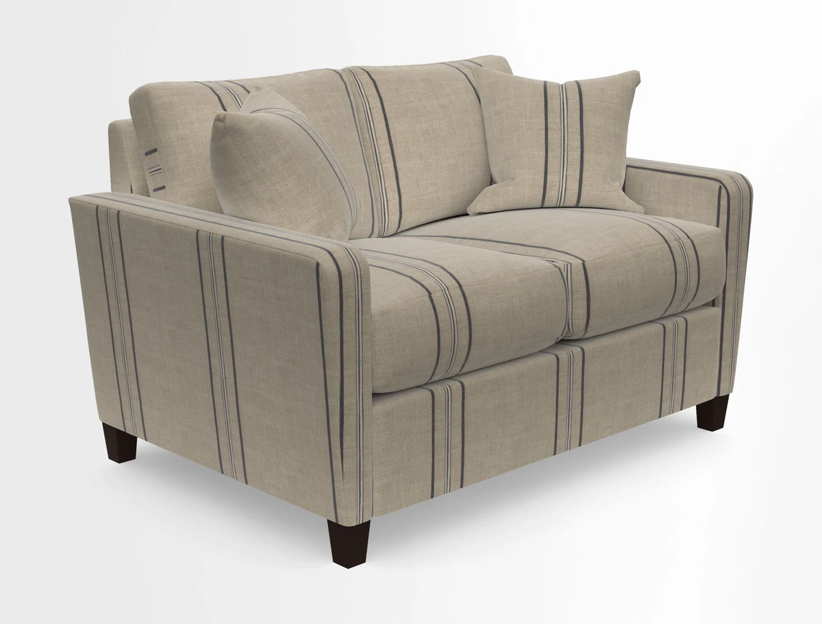Greenwich 2 seater sofa in Two Tone Plain Biscuit