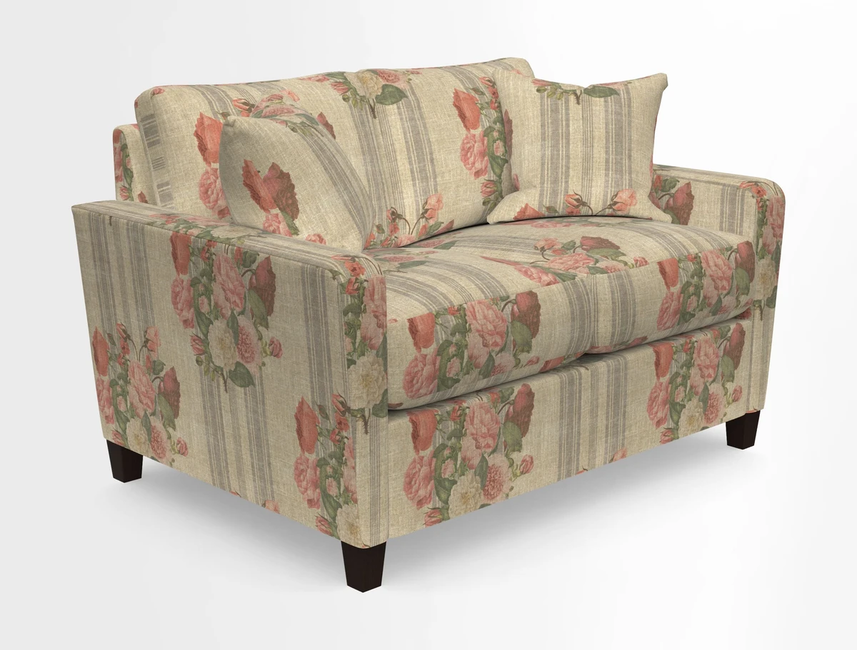 Greenwich 2 seater sofa in Two Tone Plain Biscuit