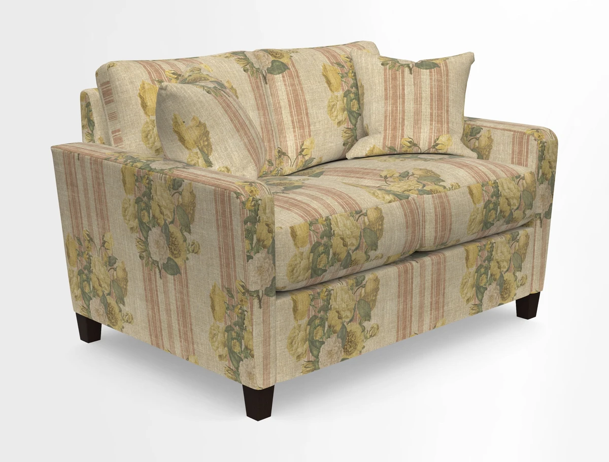 Greenwich 2 seater sofa in Two Tone Plain Biscuit