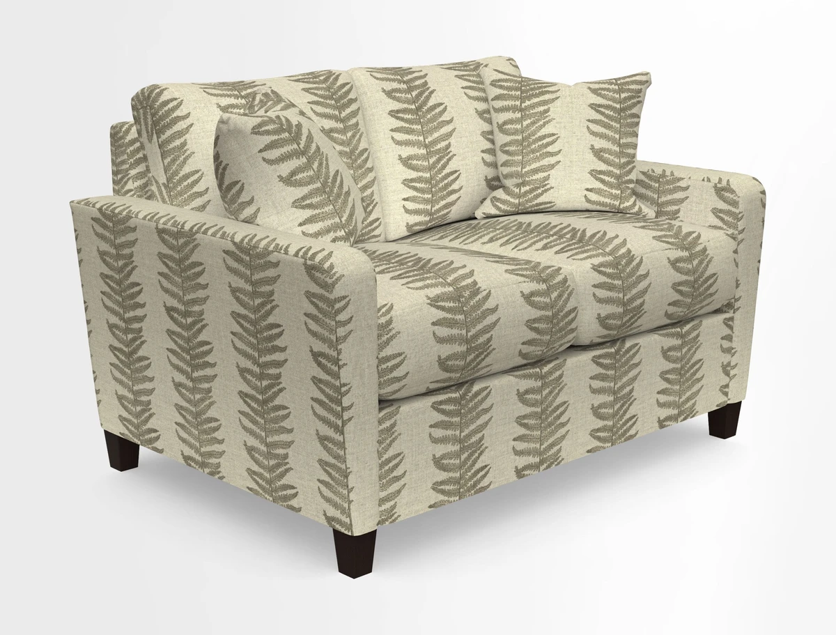 Greenwich 2 seater sofa in Two Tone Plain Biscuit