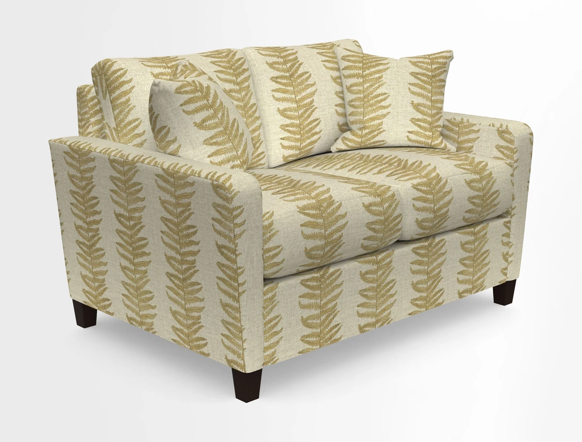 Greenwich 2 seater sofa in Two Tone Plain Biscuit