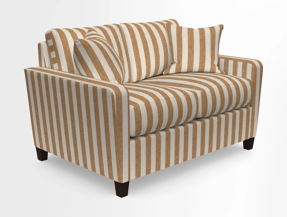 Greenwich 2 seater sofa in Two Tone Plain Biscuit